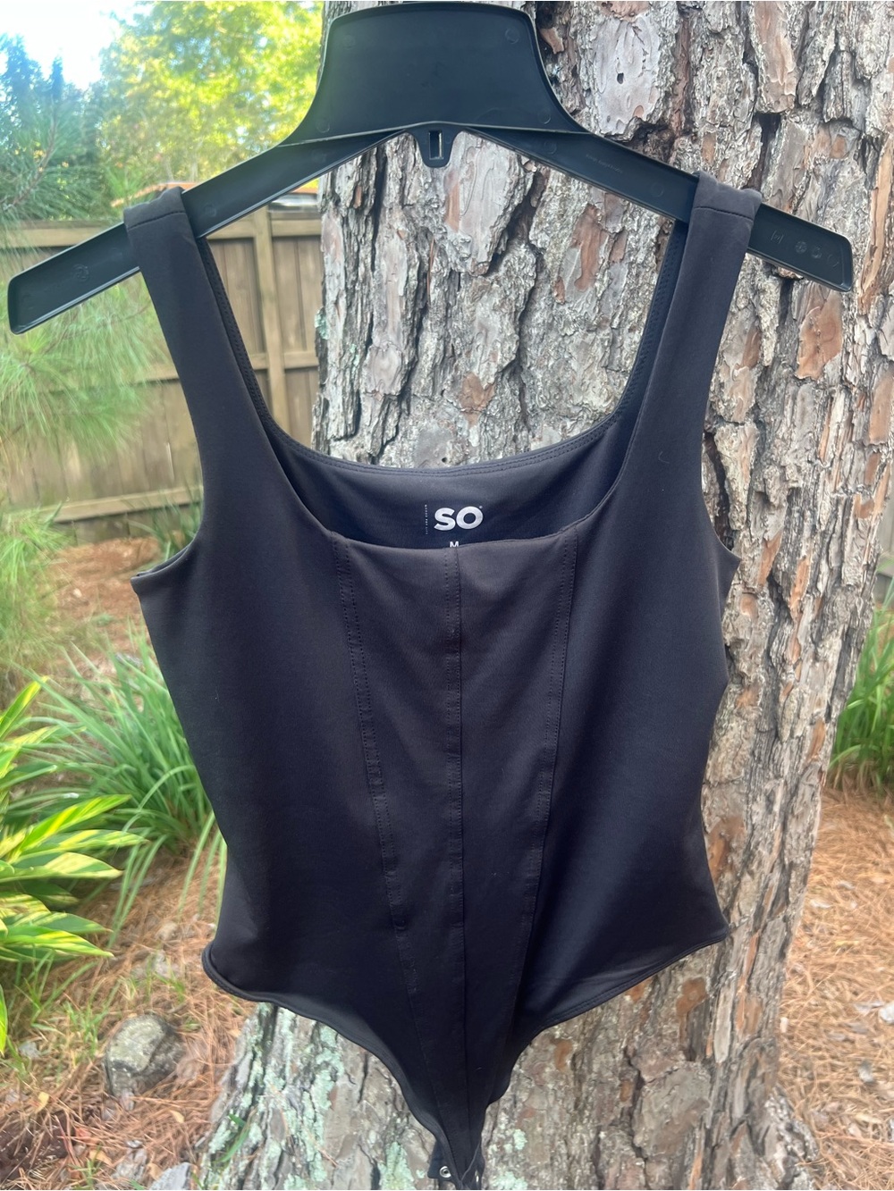 SO Black Women's Scoop Neck Bodysuit